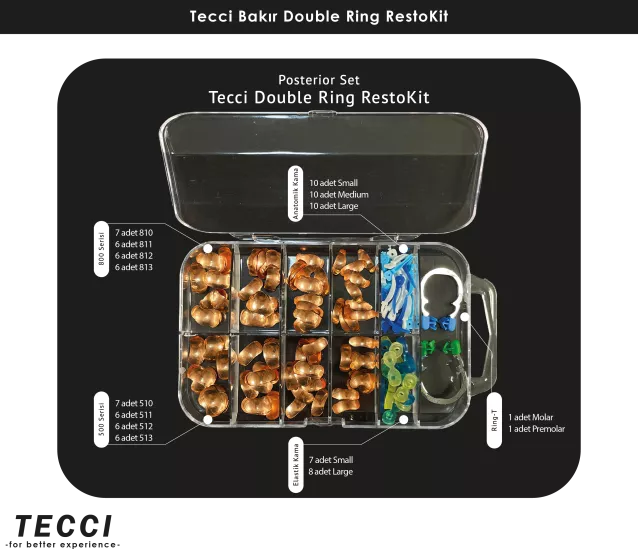 Tecci Double Ring RestoKit - Bakır