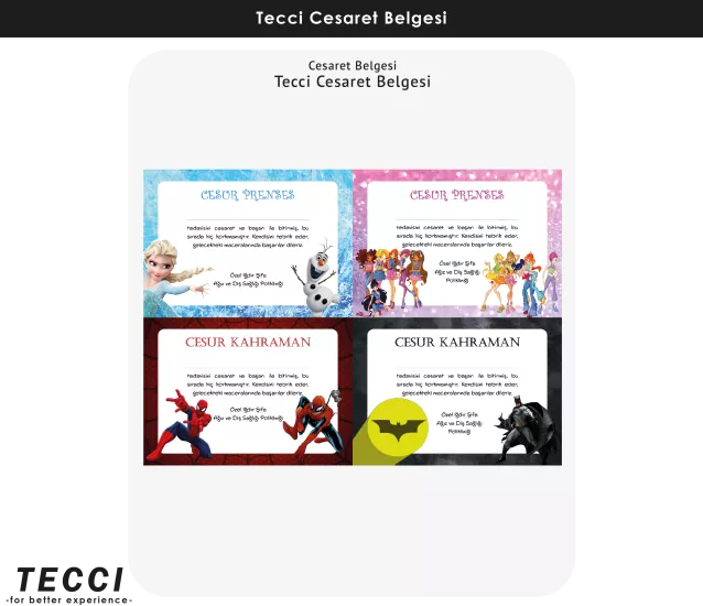 Tecci Cesaret Belgesi