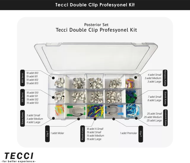 Tecci Double Clip Profesyonel Kit 