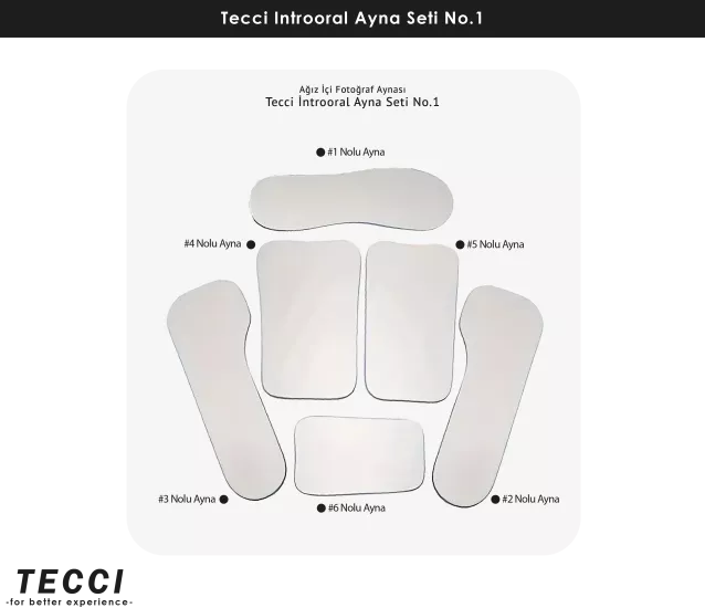 Tecci İntrooral Ayna Seti No.1
