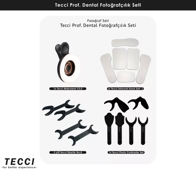 Tecci Prof. Dental Fotoğrafçılık Seti