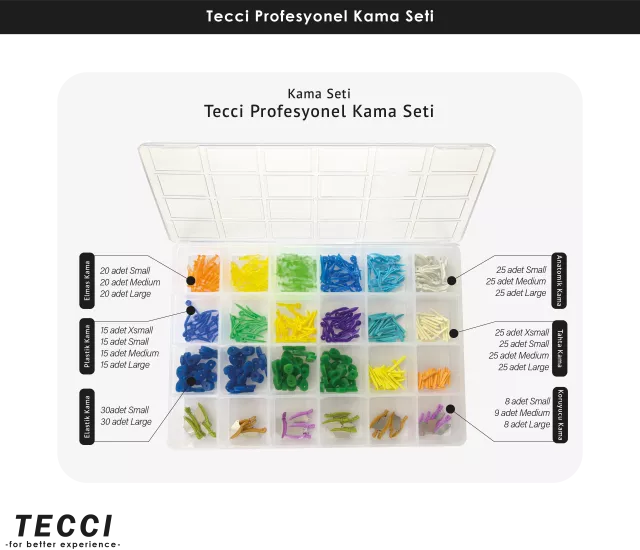 Tecci Profesyonel Kama Seti