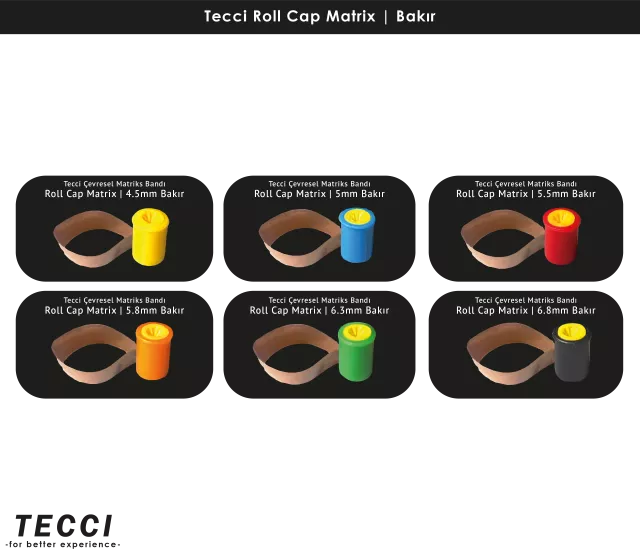 Tecci Roll Cap Matrix – Bakır