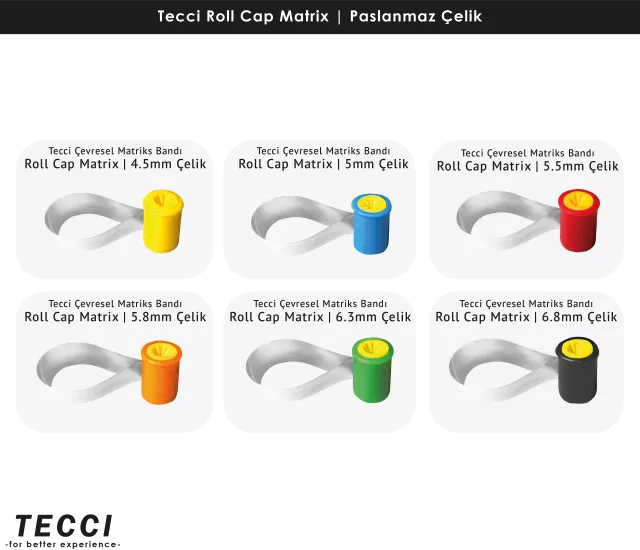 Tecci Roll Cap Matrix – Paslanmaz Çelik