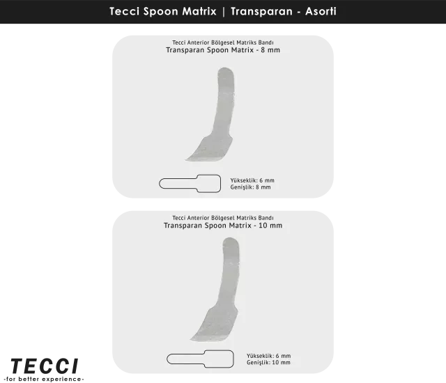 Tecci Spoon Matrix Asorti – Transparan
