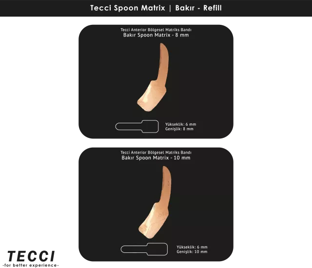 Tecci Spoon Matrix Refill – Bakır