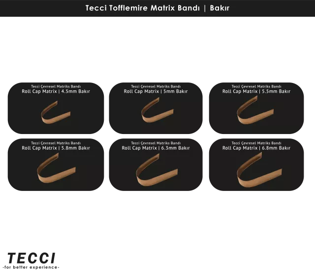 Tecci Tofflemire Matrix Bandı – Bakır