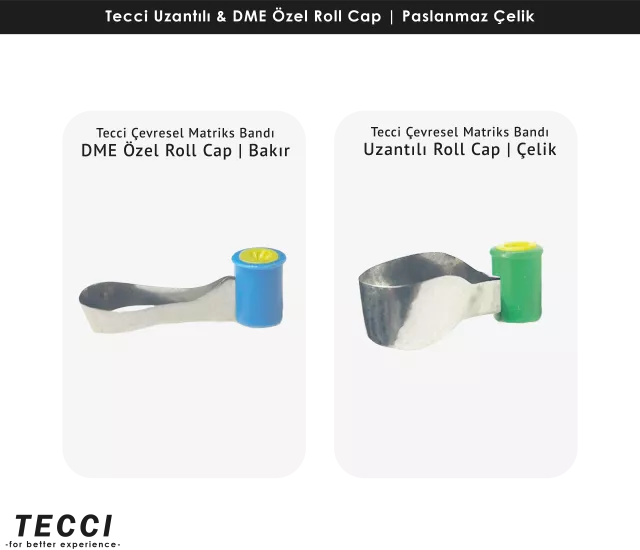 Tecci Uzantılı & DME Özel Roll Cap – Paslanmaz Çelik