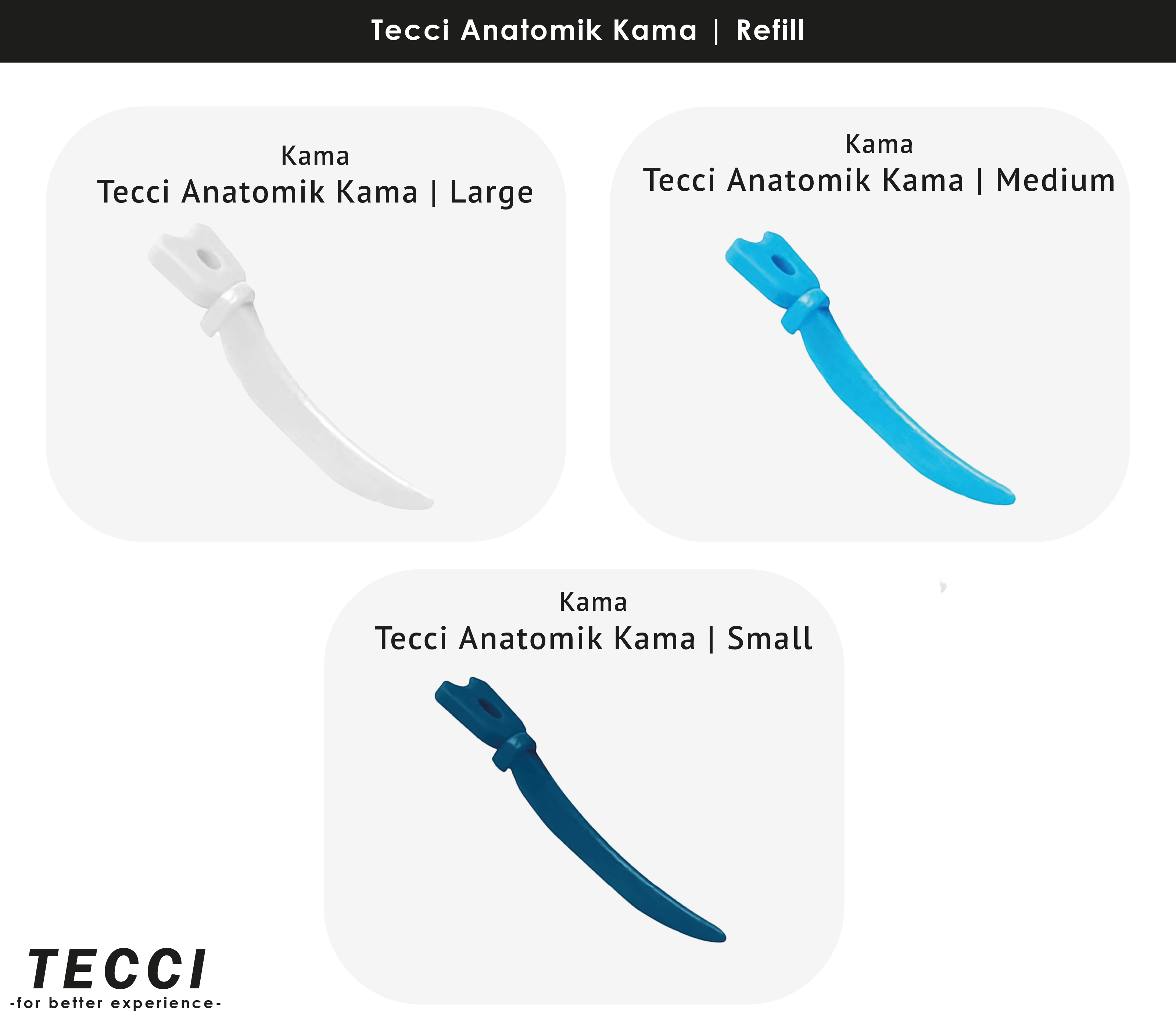 Tecci Anatomik Kama - Refill