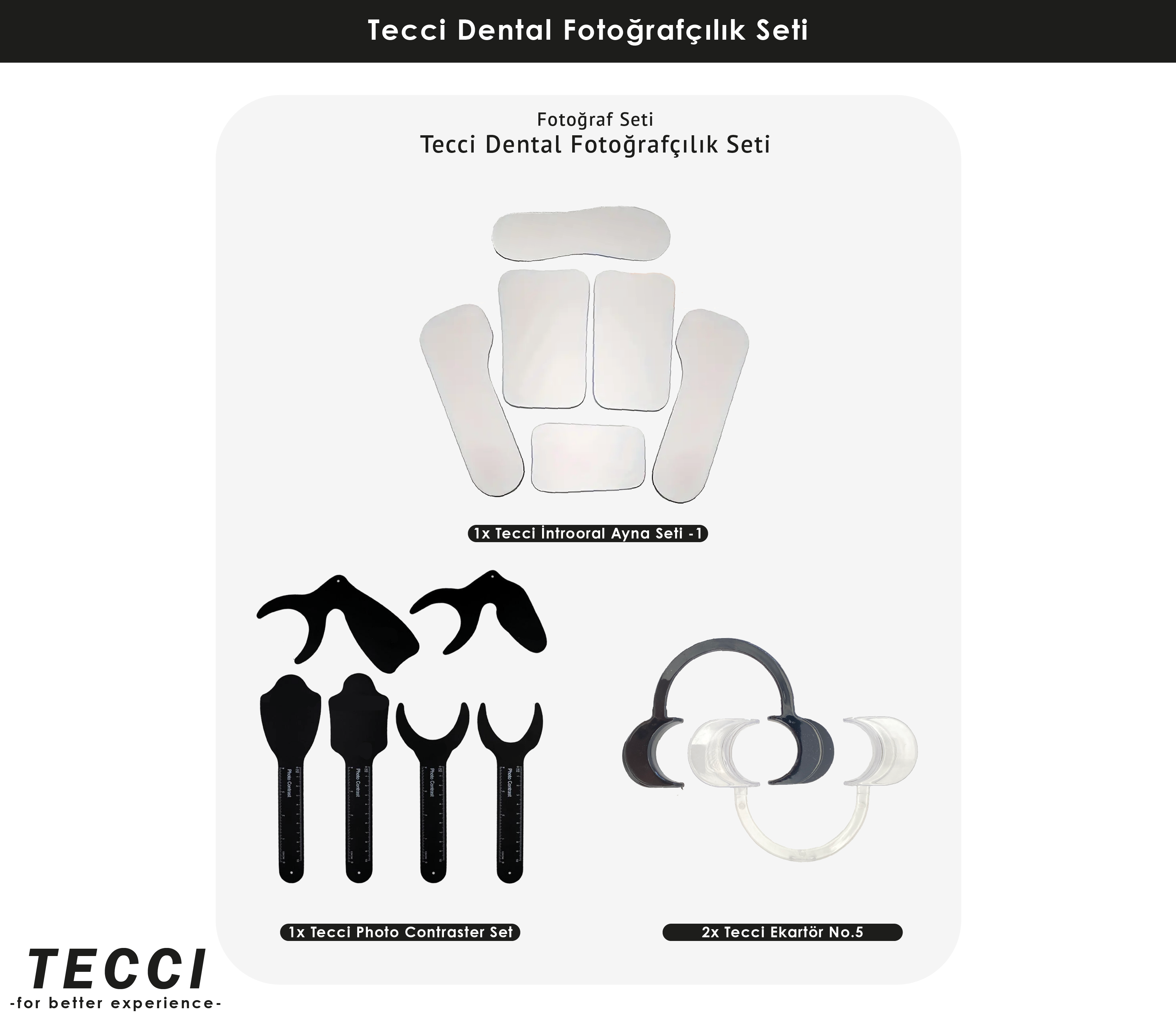 Tecci Dental Fotoğrafçılık Seti