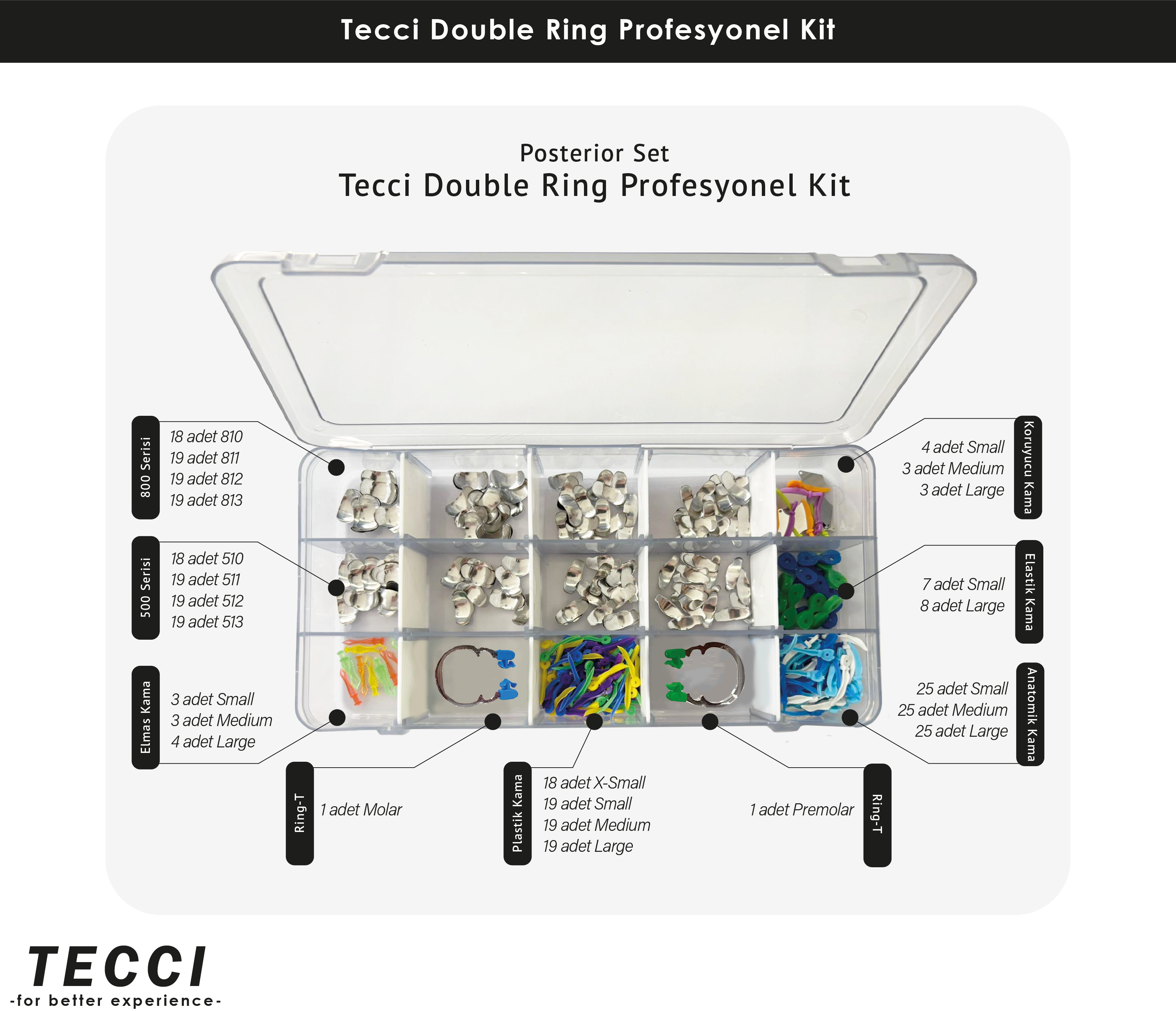 Tecci Double Ring Profesyonel Kit