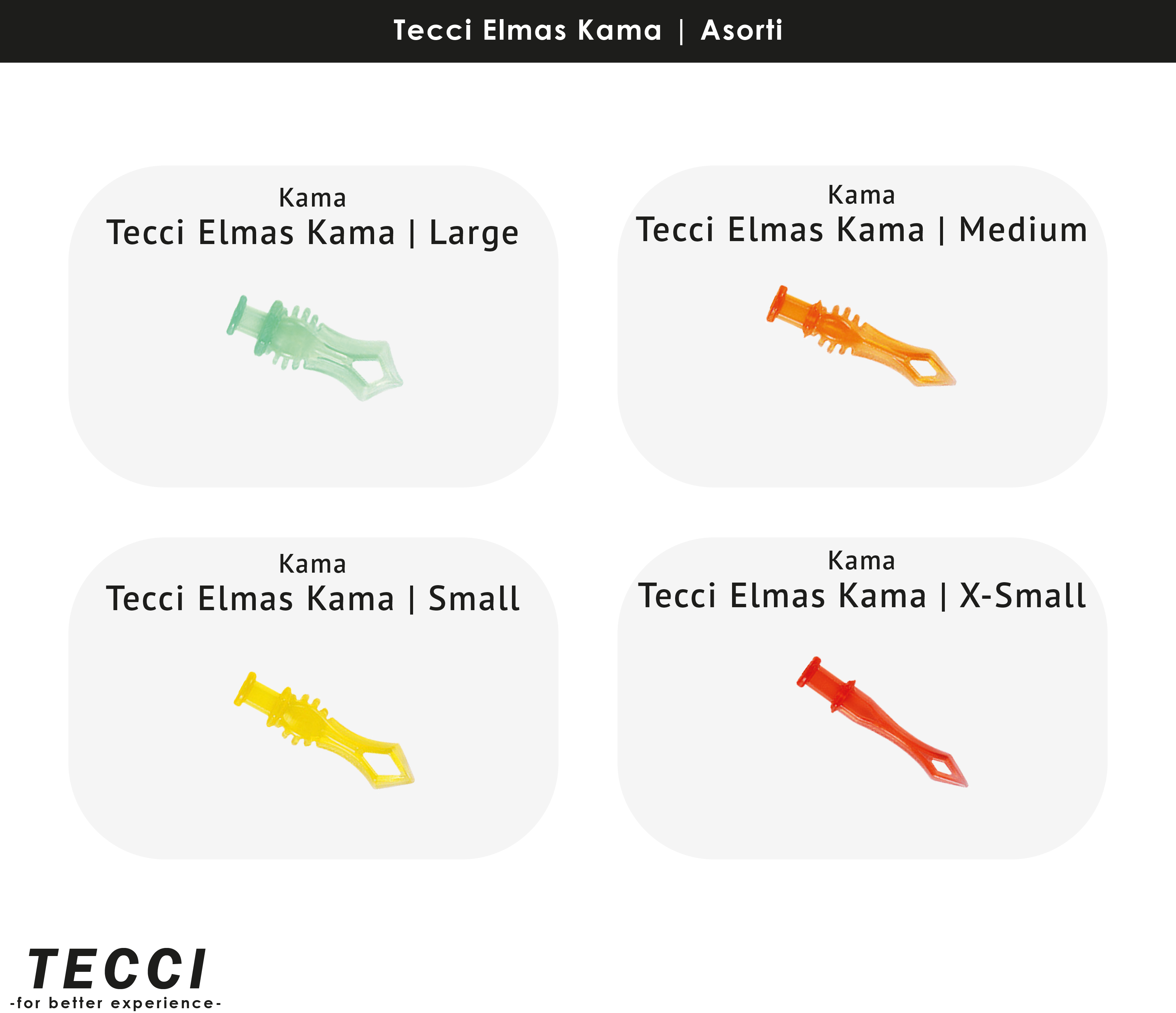 Tecci Elmas Kama - Asorti