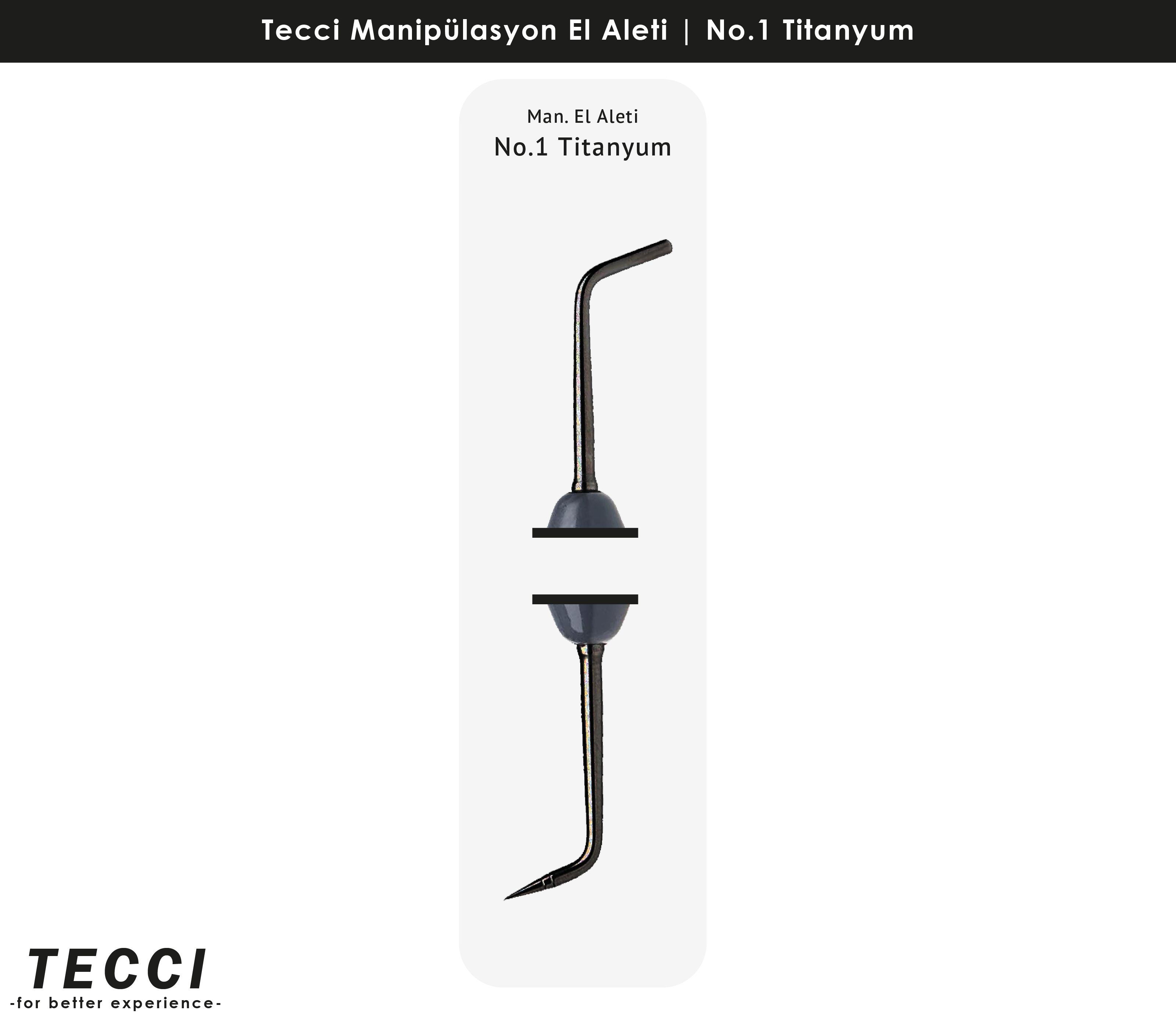 Tecci Manipülasyon El Aleti - No.1 Titanyum