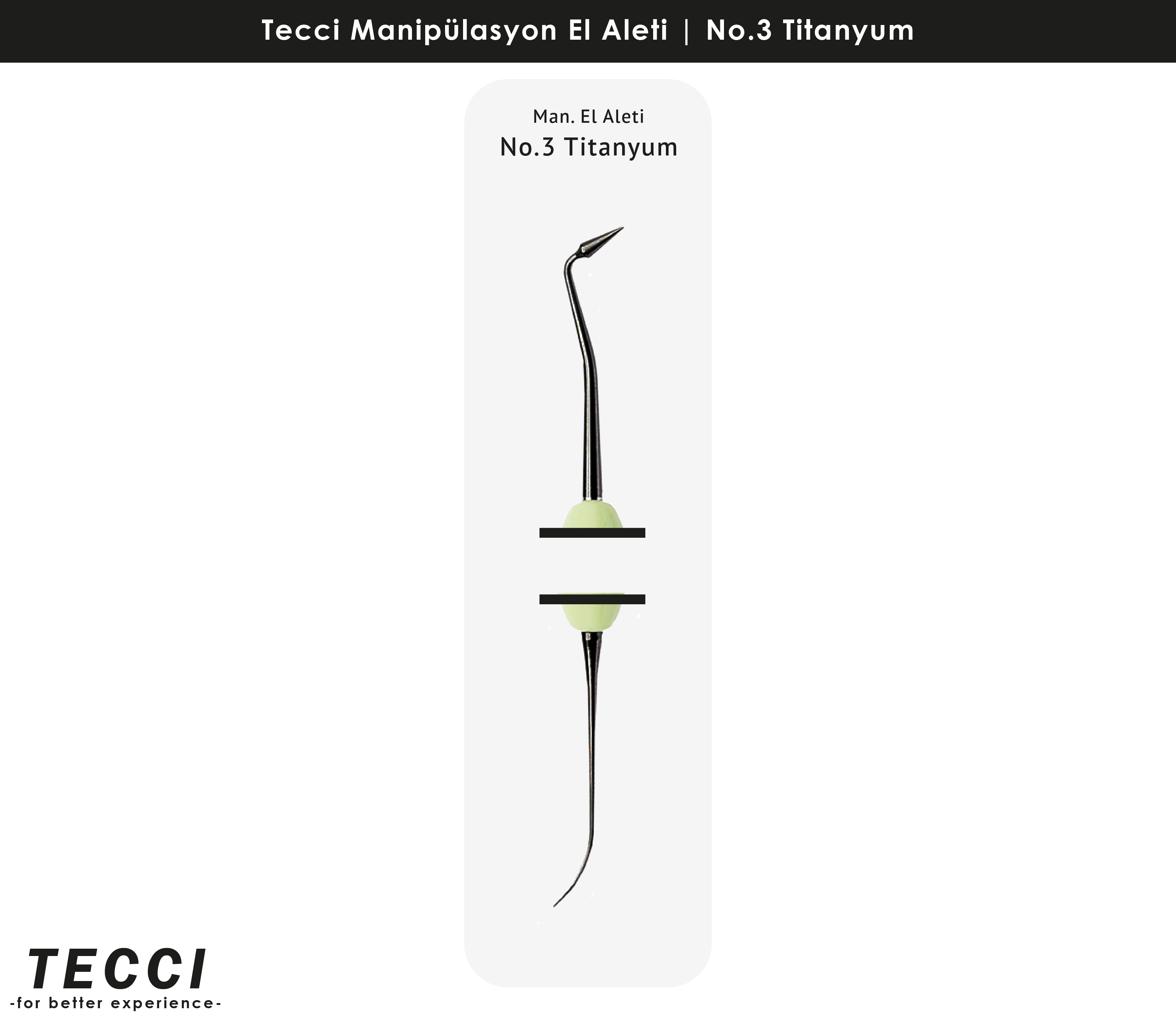Tecci Manipülasyon El Aleti - No.3 Titanyum