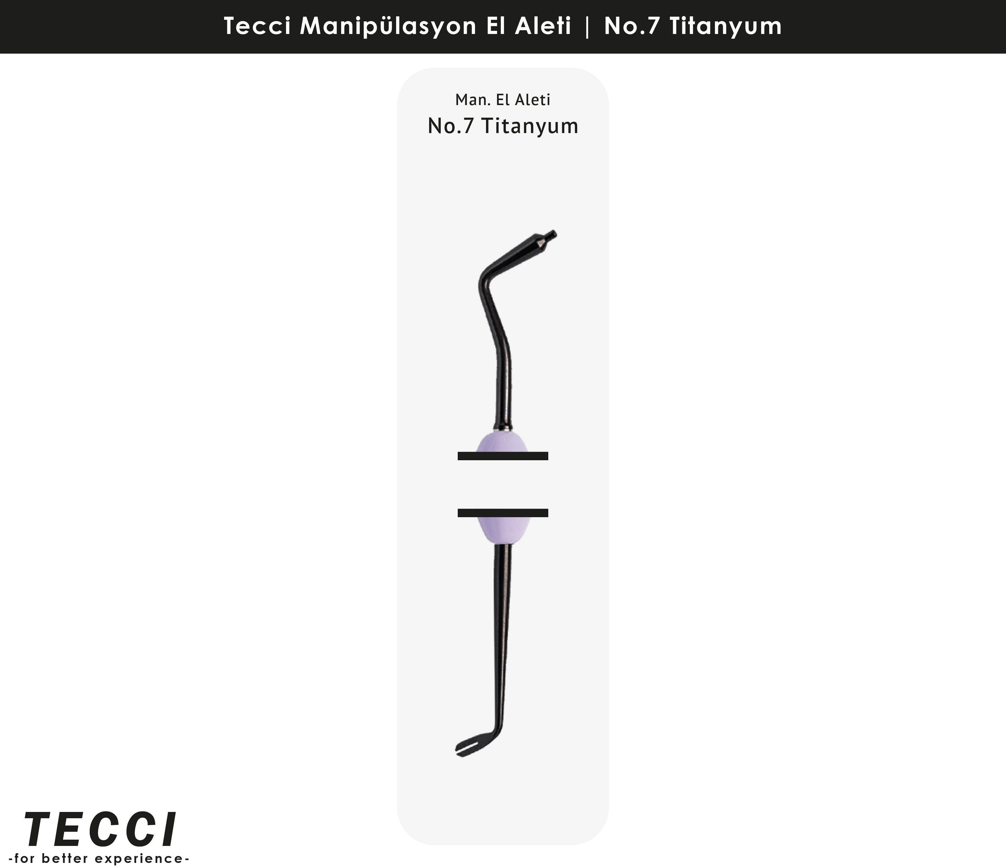 Tecci Manipülasyon El Aleti - No.7 Titanyum