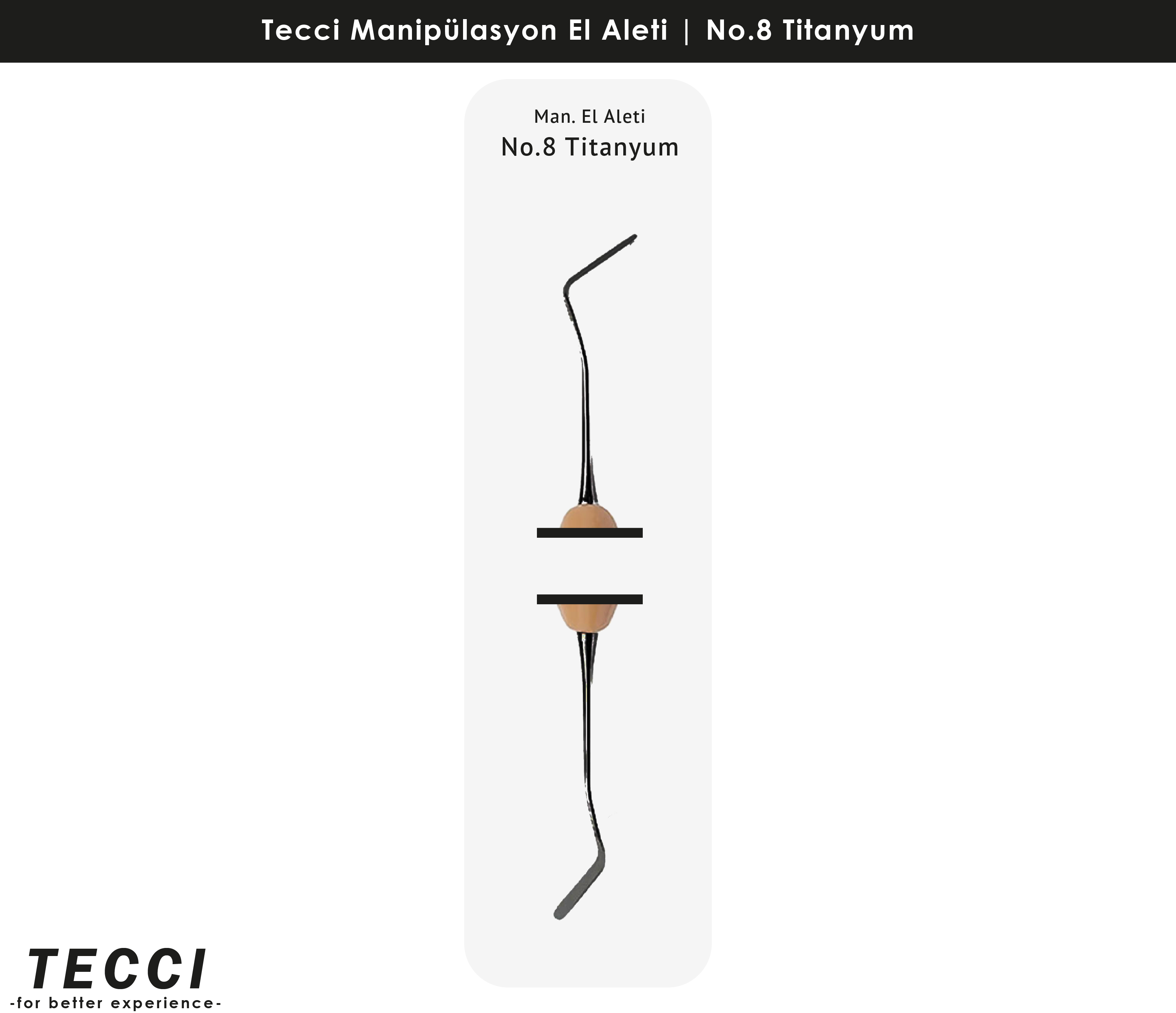 Tecci Manipülasyon El Aleti - No.8 Titanyum
