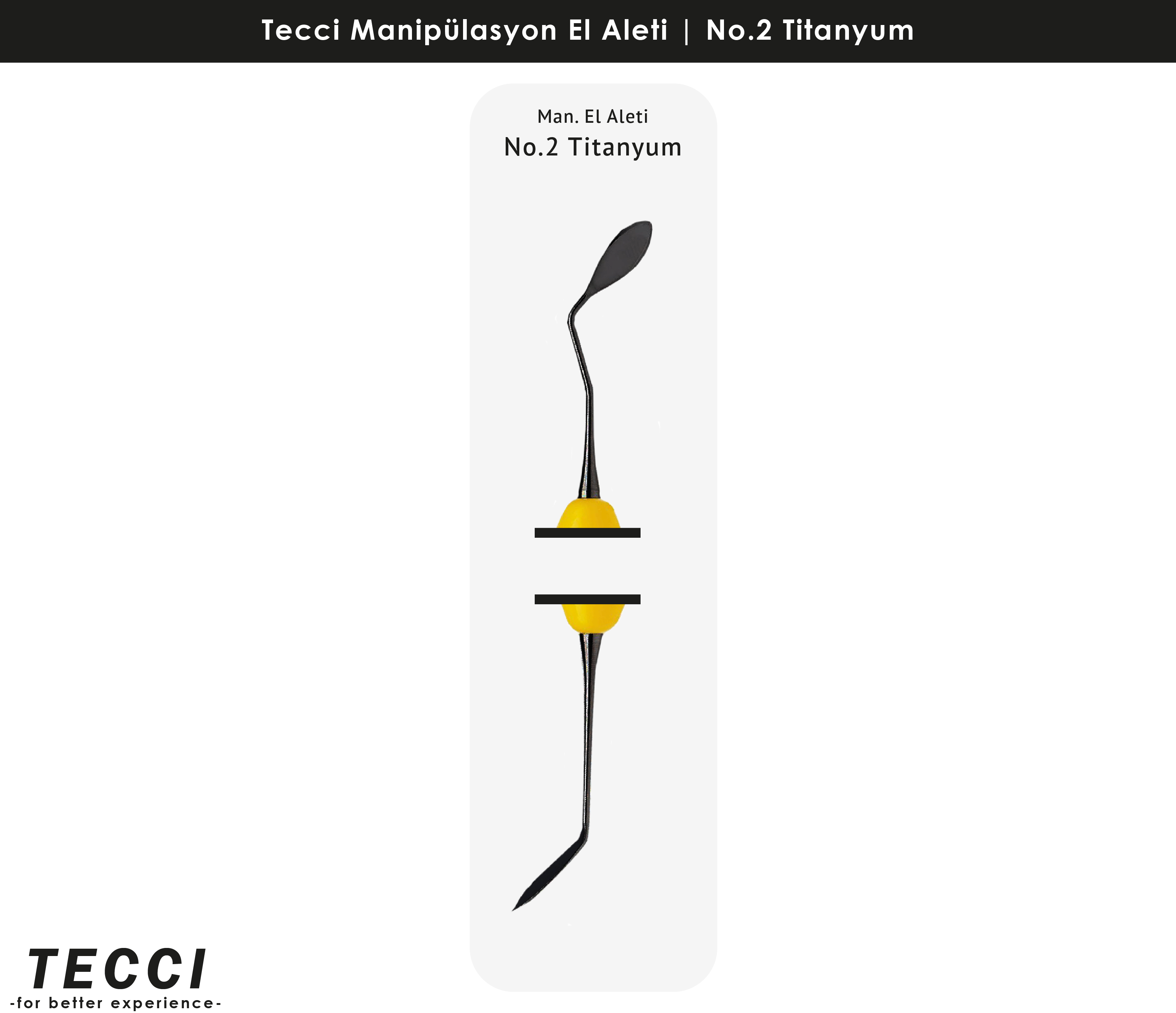Tecci Manipülasyon El Aleti - No.2 Titanyum