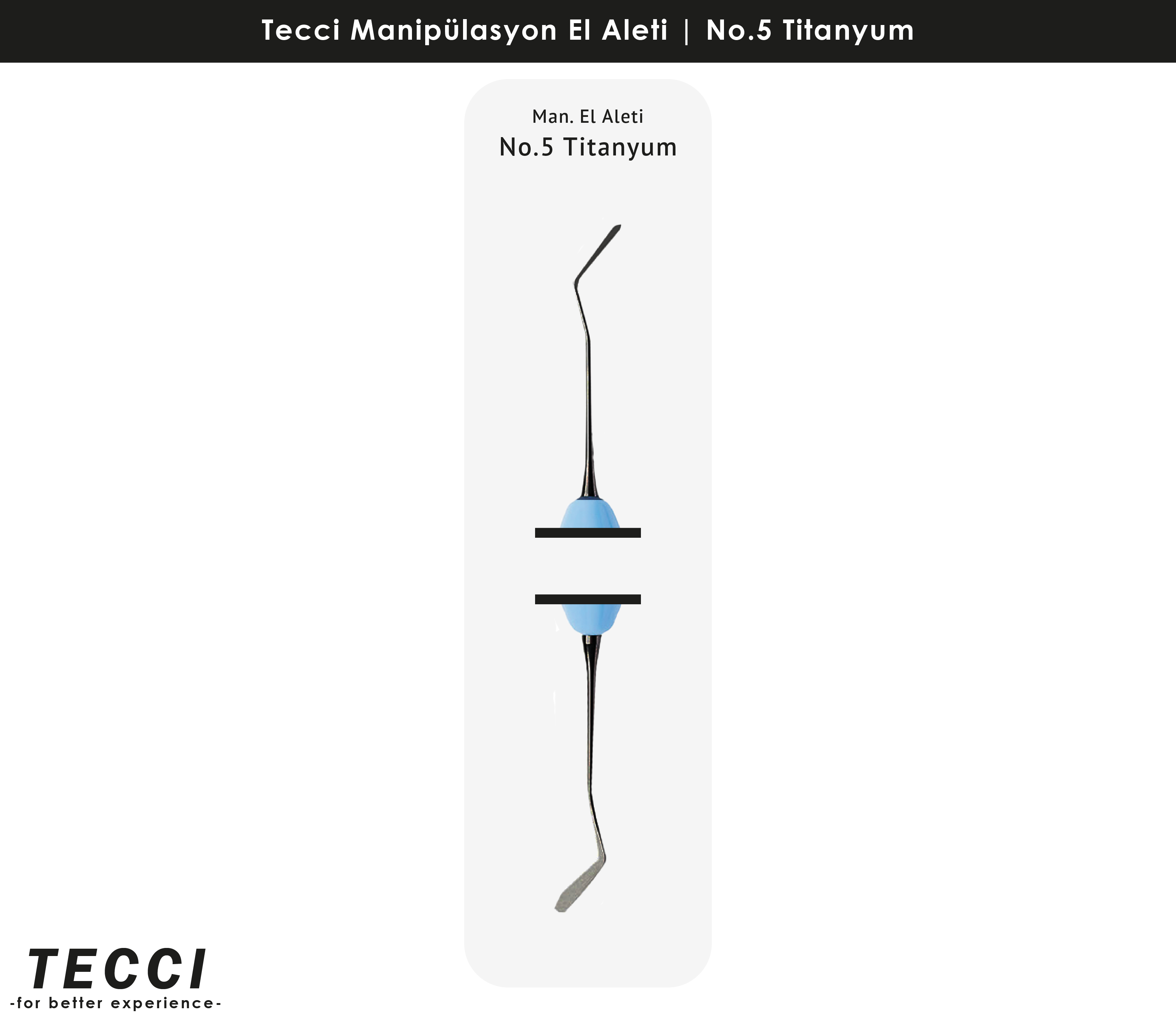 Tecci Manipülasyon El Aleti - No.5 Titanyum
