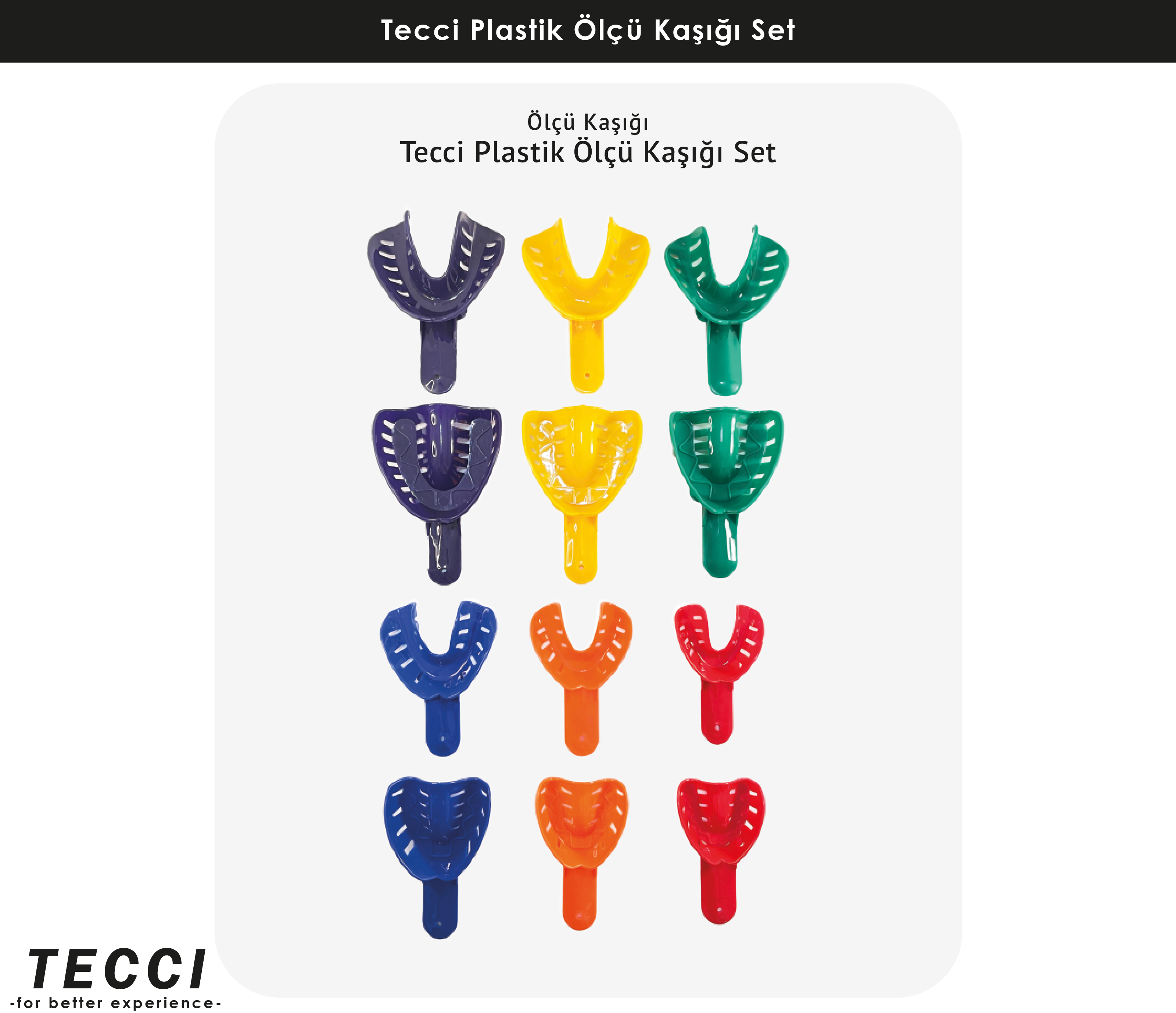 Tecci Plastik Ölçü Kaşığı Set