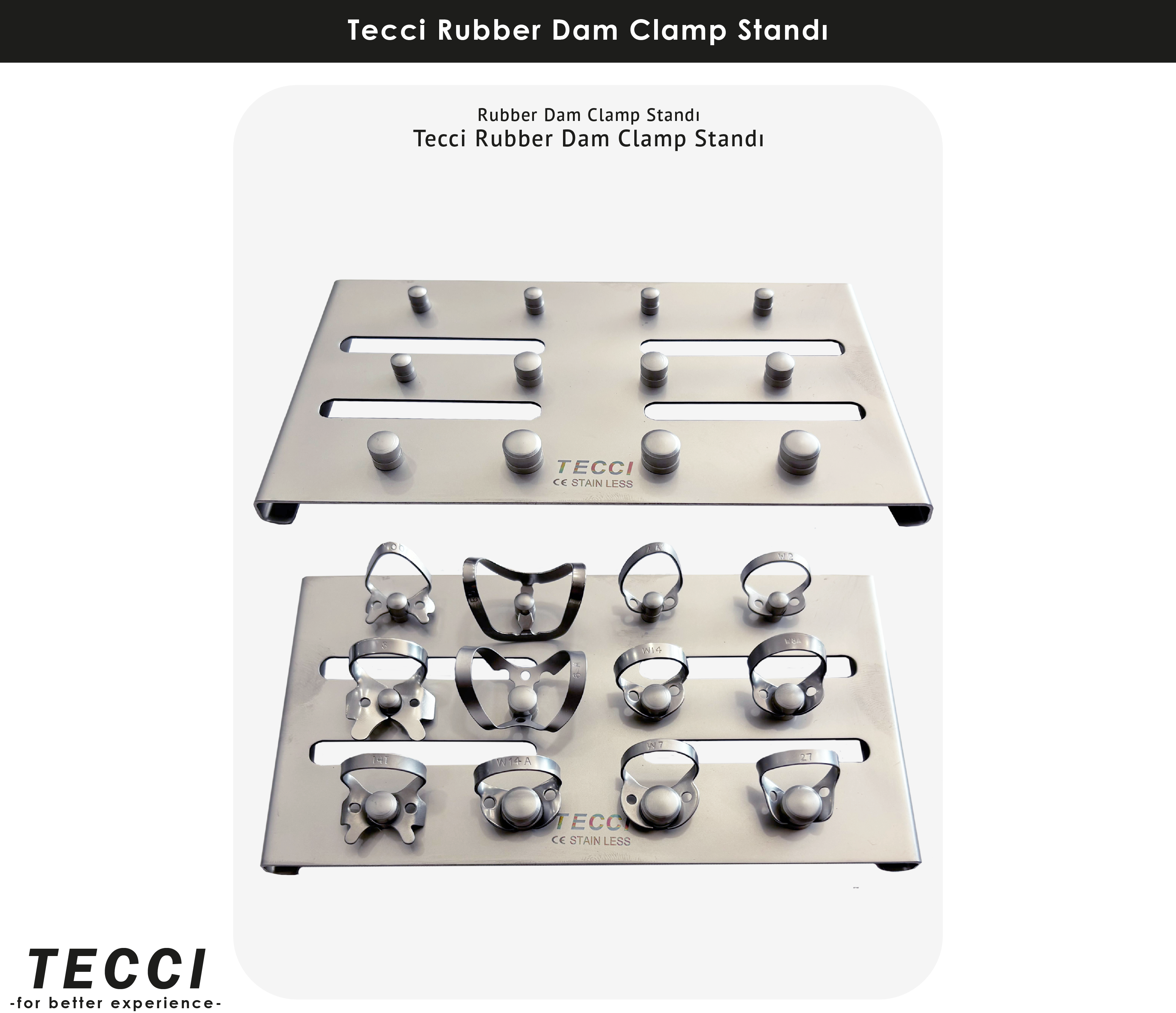 Tecci Rubber Dam Clamp Standı