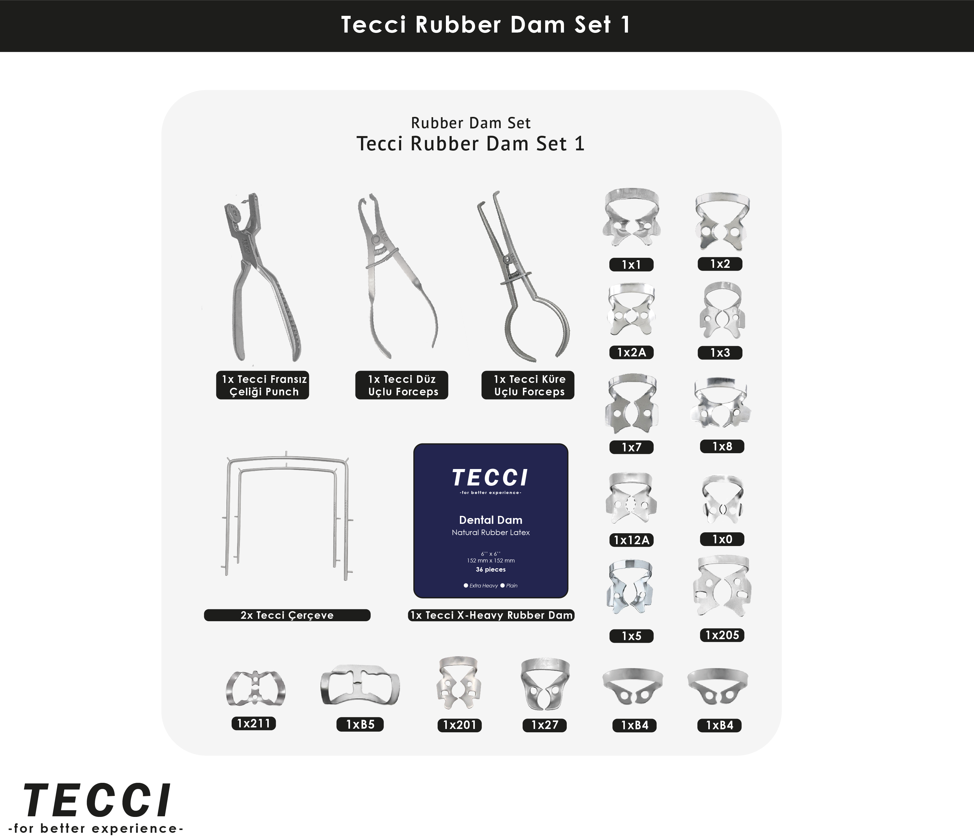 Tecci Rubber Dam Set 1