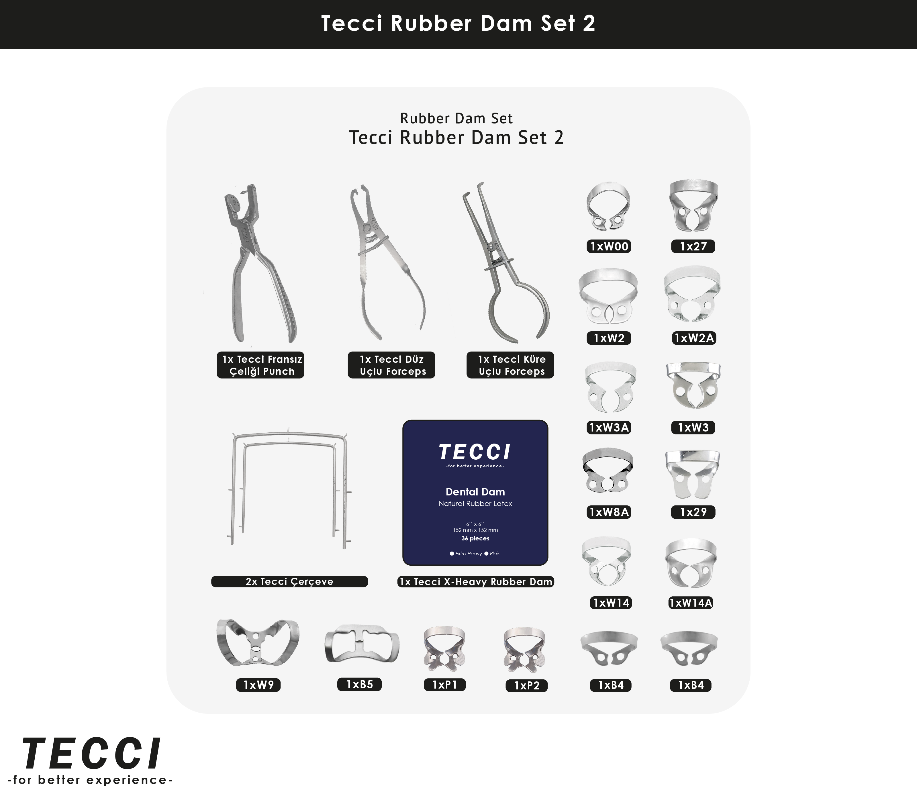 Tecci Rubber Dam Set 2