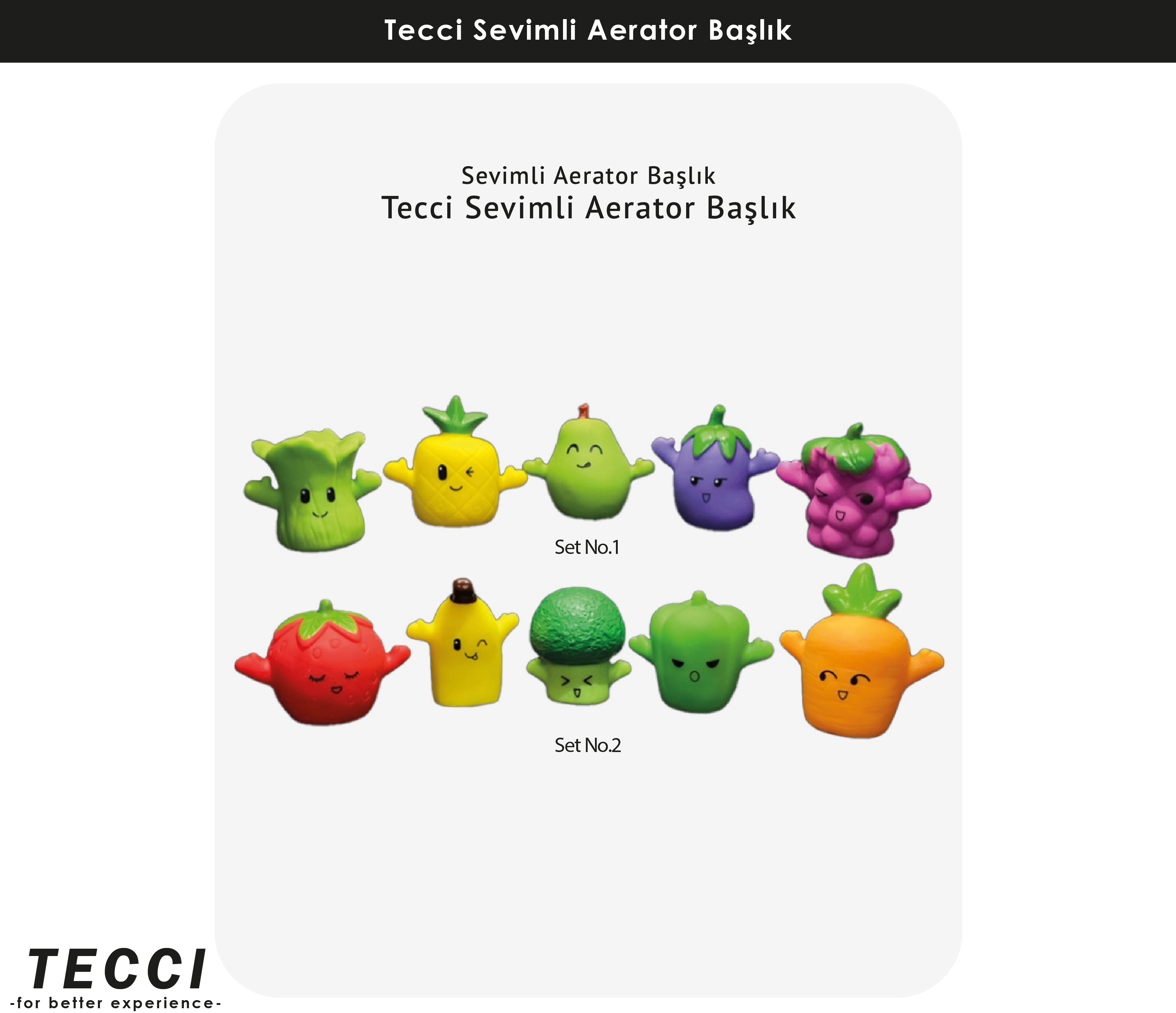 Tecci Sevimli Aeratör Başlık